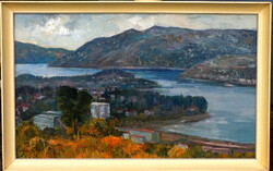 Gerő Kázmér 1920-1988 "Dalmácia" Eredetiség igazolással Számlával