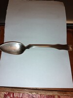 Silver teaspoon.