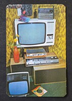 DELTA Szentes Szeged szaküzlet rádiók magnók TV kártyanaptár 1978