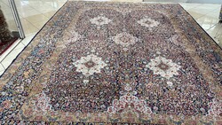 4601 HATALMAS Iráni Kirman Kézi Gyapjú Perzsa Szőnyeg 300X420CM