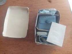 Retro mikrofon EAG MD-7 dobozával,tartozékaival