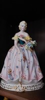 CSODÁLATOSAN SZÉP OLASZ PORCELÁN 29 CM ELADÓ