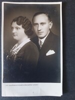 Régi fotó házaspár -  Vitéz Felsőtorjai Kováts fényképész Szeged  1932