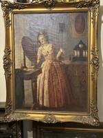 Bernáth Ilma - Séta előtt..(80x60cm+k)