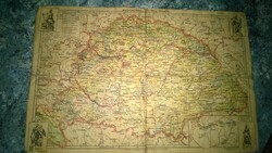 Politikai térkép 1920-30-as évek-NagyMagyarország- Trianon előtt és után