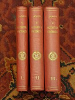 1899 RRR! JÁNOSI BÉLA: AZ AESTHETIKA TÖRTÉNETE     I.-III.  MTA   SOROZAT KORAI DARABJA!  gyűjtői!