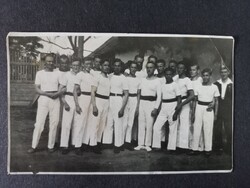 Régi fotó tornászok csoportja 1920/30 körül