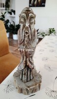 Vintage kőből faragott keleti szobor 24,5 cm