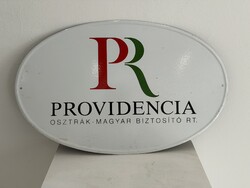 Providencia biztosító bonyhádi zománctábla retro