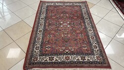 4478 ÓRIÁSI AKCIÓ Hindu Sarough kézi gyapjú Perzsa Szőnyeg 120X180CM