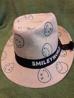 Smiley World Férfi világos  nyári formás kalap 56 új.