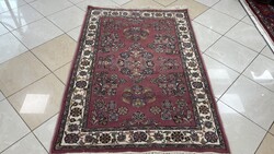4477 ÓRIÁSI AKCIÓ Hindu Sarough kézi gyapjú Perzsa Szőnyeg 120X180CM
