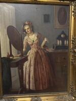 Bernáth Ilma - Séta előtt..(80x60cm+k)