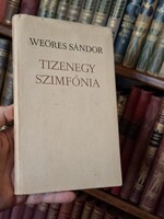 1973-első kiadás WEÖRES SÁNDOR: 11 SZIMFÓNIA -boritós-SZÉP