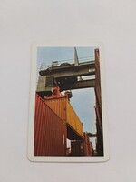 MAGYAR ÁLLAMVASUTAK - MÁV kártyanaptár 1977 - A FUVAROZTATÓK SZOLGÁLATÁBAN