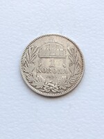 Ferenc József ezüst 1 korona KB. 1895.
