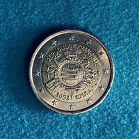 Olaszország - France - 2 euro - 2012 coin - 10 years of Euro