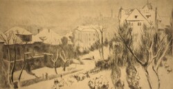 (N) Breznay József (1916-2012) : Tél / Tabán