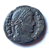 Római bronz CONSTANTINUS MAGNUS Vot xx félhold szibólummal (P42)