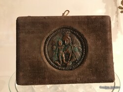 KÉP - RÉZ - BÁRSONY - ANTIK - BÉCS - 15 x 10 cm