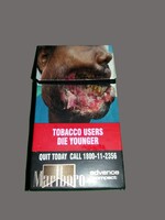 KÜLÖNLEGES RITKA MÉRET ÉS ELŐFORDULÁS - MARLBORO CIGARETTÁSDOBOZ - INDIA HIBÁTLAN a képek szerin