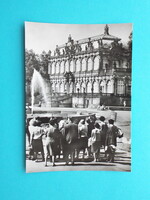 Képeslap (52) - Németország (NDK) - Drezda - A Zwinger belső udvara 1960-as évek