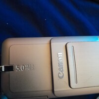 Retro hangulatú Canon PowerShot S60 kompakt fényképezőgép szép állapotban
