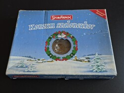 Retró Stollwerck Konzum szaloncukor doboz (1996/1997) – Nyereményjátékos hátoldallal!