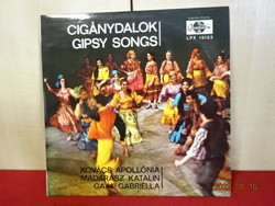 VINYL nagylemez - QUALITON LPX- 10103, STEREO- mono. CIGÁNY DALOK: Kovács Apollónia. Jókai.