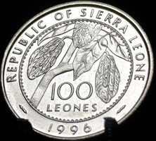 Sierra Leone 100 Leone, 1996 E16D2