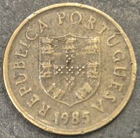 Portugália 1 Escudo, 1985.