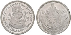 I. Ferenc József 5 Korona 1896 KB-UP Millecentenáriumi emlékveret PP