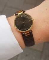 Certina Q női vintage quartz óra az 1980-as évekből - Szervizelve, Tiktakwatch szervizkártyával