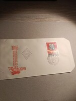 Szocialista Országok Postaminisztereinek Pekingi Értekezlete elsőnapi boríték (FDC), 1965