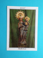 Képeslap (52) - Spanyolország - Mallorca - Lluc kolostor - Fekete Madonna 1990-es évek