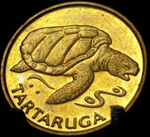 Zöld-foki 1 Escudo, 1994 Teknős E15G2