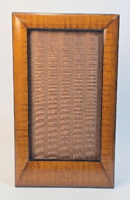 Antik biedermeier, exkluzív furnérozott fa fényképtartó/képkeret/fotókeret az 1800-as évek közepéről