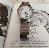 Működő új full titánium  Regent, német ffi quartz karóra  3,7 cm kn.