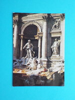 Képeslap (52) - Olaszország - Róma - Trevi-kút 1980-as évek