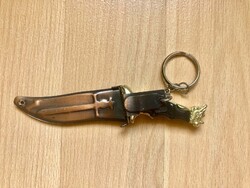 Vintage miniatűr kés - kulcstartó