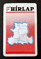 Csongrád megyei HÍRLAP kártyanaptár 1975