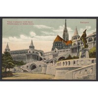 Magyarország,Budapest I. - Mátyás templomhoz vezető lépcső 1908
