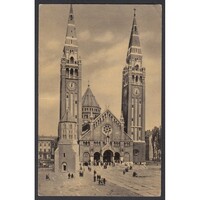 Magyarország,Szeged - Fogadalmi templom 1959 - Szabadtéri Játékok bélyegzővel