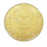 Magyarország,50 forint 2006 - Vöröskereszt - Aranyozott aUNC+ nikkel