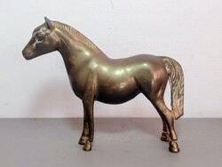 Nagyméretű régi bronz ló ALKUDHATÓ