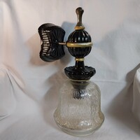 Retro kerámia fali lámpa üveg búrával (36x16x20 cm)