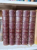 1939 DOMANOVSZKY SÁNDOR  sz.MAGYAR MŰVELŐDÉS TÖRTÉNET I-V. -teljes-IGEN  SZÉP
