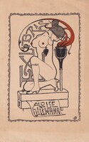 Jan Ivan Kulec (1880–1952): Erotikus ex libris (art-deco).
