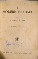 FUTBALL RITKASÁG! Schlosser Imre: A modern futball (1925, Eredeti Első Kiadás) – gazdag képanyaggal