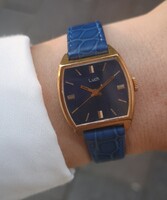 Luch mechanikus vintage karóra a kék szerelmeseinek - Tiktakwatch szervizkártyával, garanciával